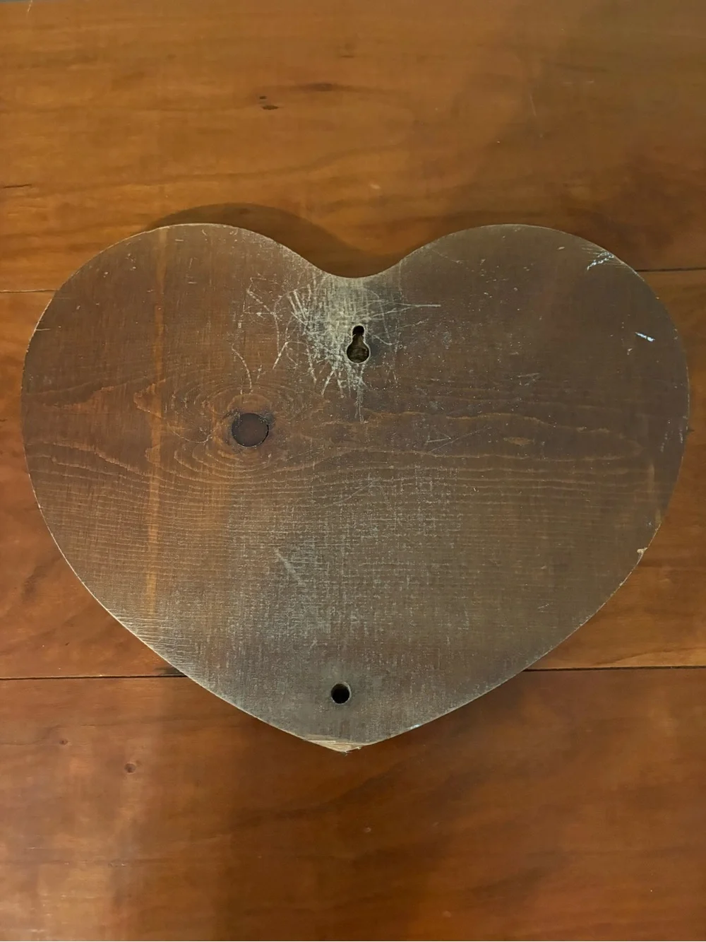 Heart shaped Wooden Wall Plaque May God’s Love Warm Our Home